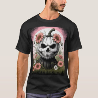 T-shirt Camiseta negra con motivo Halloween
