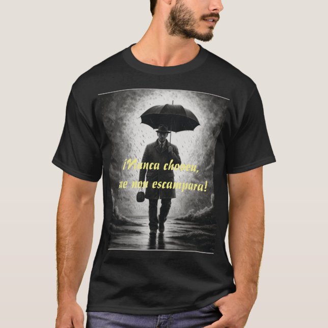 T-shirt CAMISETA "Nunca choveu, que non escampara" (Devant)