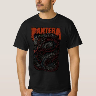T-shirt Camiseta preta banda Pantera