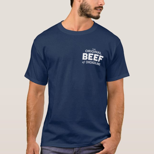 T-shirt Camiseta The Original Beef Of Chicagoland (Devant)