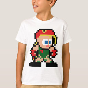T-shirt Cammy à 8 bits