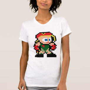 T-shirt Cammy à 8 bits