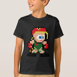 T-shirt Cammy à 8 bits