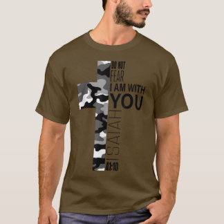 T-shirt Camo Blanc Ne Crains Pas Les Couples Chrétiens Ver