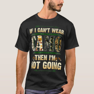 T-shirt Camo De Chasse Drôle Pour Chasseurs Buck Deer