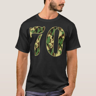 T-shirt Camo Soldat Militaire Numéro 70 Jersey