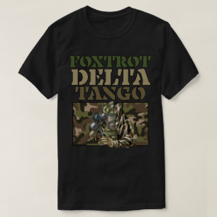 T-shirt Camouflage du delta du Tango de Foxtrot