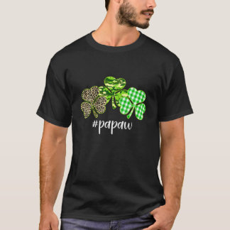 T-shirt Camouflage du Shamrock Papaw Leopard Patrick
