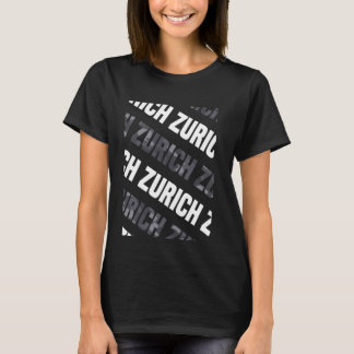 T-shirt Camouflage gris Motif de Zurich