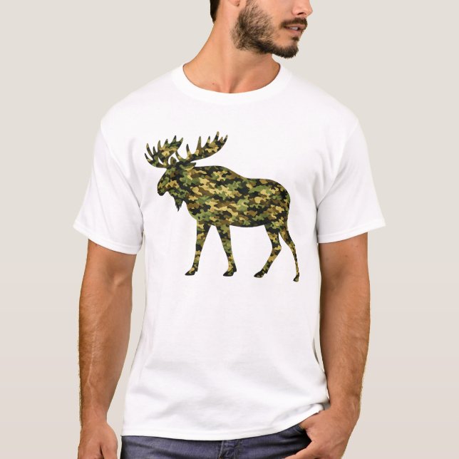 T-shirt Camouflage Moose (Devant)
