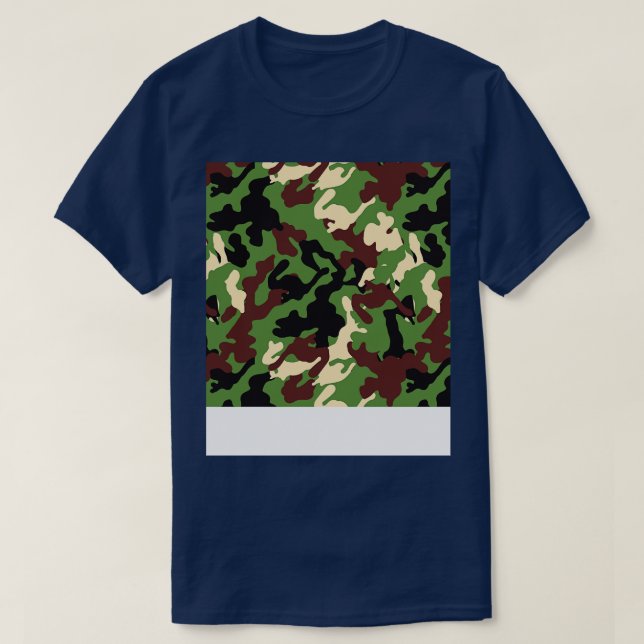 T-shirt Camouflage Motif Camo (Design devant)