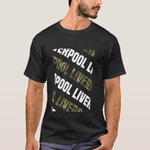 T-shirt Camouflage vert Liverpool Camo Motif