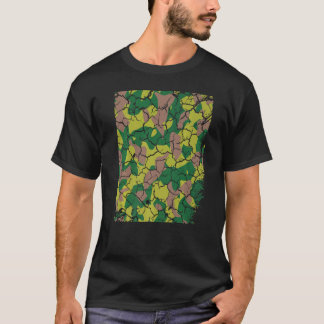 T-shirt Camouflaged Hunting Distressed