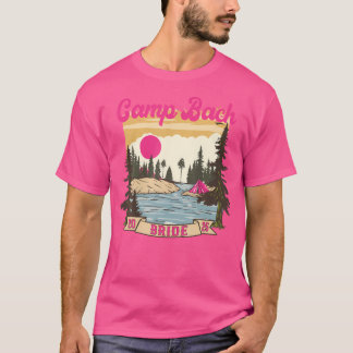 T-shirt Camp Bach Demoiselle d'Honneur Rétro Camping Enter