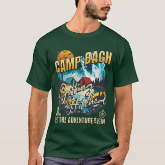 T-shirt Camp Bach se marie Lit Bachelorette Py fille