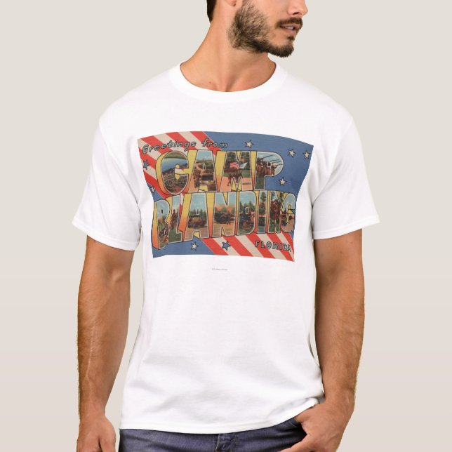 T-shirt Camp Blanding, la Floride - grandes scènes de (Devant)