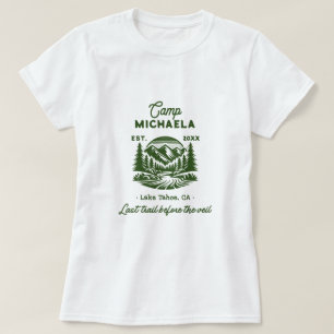 T-shirt Camp célibataire dernier sentier avant le voile