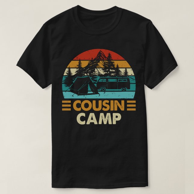 T-shirt Camp Cousin (Design devant)