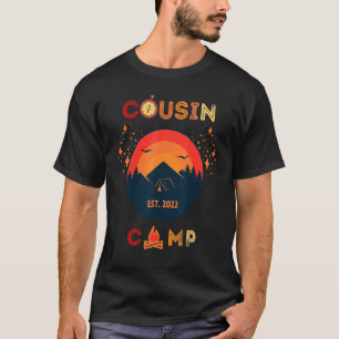T-shirt Camp Cousin vintage 2022 Cousin Tribe Vacation Sum