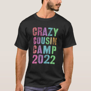 T-shirt CAMP DE COUSIN vintage CRAZY 2022 Grossesse Grand-