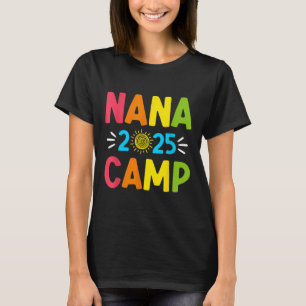 T-shirt Camp de Nana 2025 Vacances familiales Équipe de ca