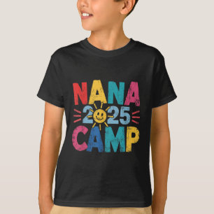 T-shirt Camp de Nana 2025 Vacances familiales Équipe de ca