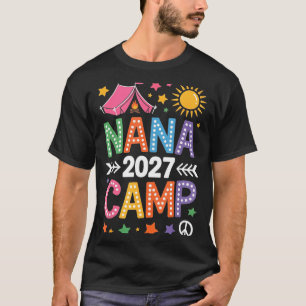 T-shirt Camp de Nana 2027 vacances familiales équipage de 