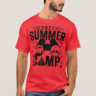 T-shirt Camp d'été 2022 Vintage Famille Camping vacances