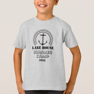 T-shirt Camp d'été de Nana pour enfants avec flèches et so