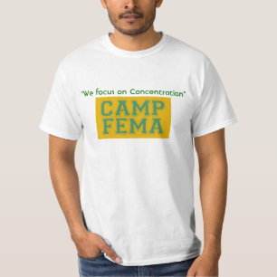 T-shirt Camp FEMA - Customisé