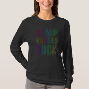 T-shirt Camp Nurses Do Rock Camping Médicale Squad Medic T