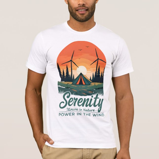 T-shirt Camp Sans Fin, Puissance Infinie. (Devant)