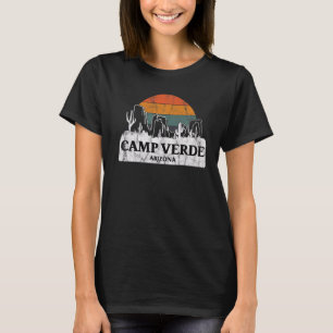 T-shirt Camp Verde AZ Arizona coucher de soleil Vintage ca