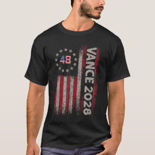 T-shirt Campagne électorale de Vance 2028 JD Vance Préside