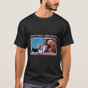 T-shirt Campagne électorale Usa 2024 trump Vs Balle 