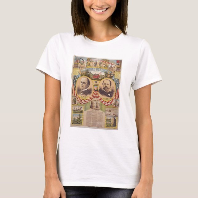 T-shirt Campagne présidentielle du parti républicain vinta (Devant)