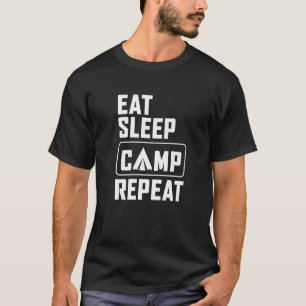 T-shirt Camper Camper Nature randonnée dormir camping rep
