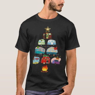 T-shirt Camper Christmasree Vehicles Camping Rving vintage
