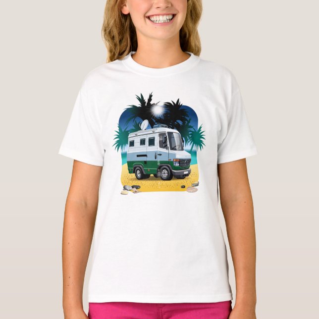 T-shirt Camper de dessin (Devant)