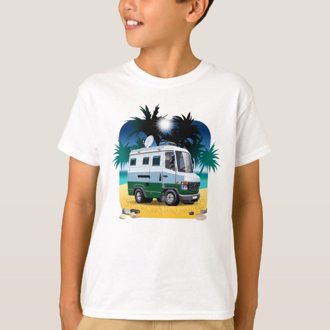 T-shirt Camper de dessin (Devant)