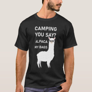 T-shirt camper, dis-tu ? alpaca mes sacs