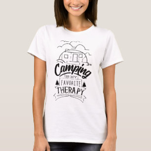 T-shirt camper est ma thérapie préférée