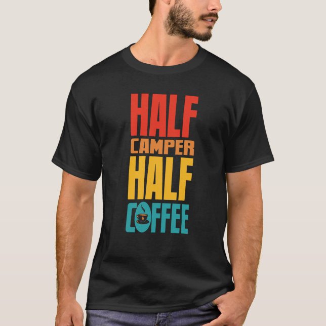T-shirt Camper  For Coffee (Devant)