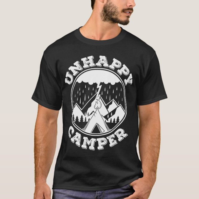 T-shirt Camper Indoorsy malheureux (Devant)
