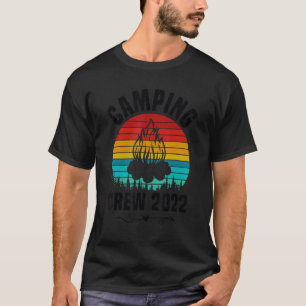 T-shirt Camper Matching Group Camping Crew Camp Family Cam