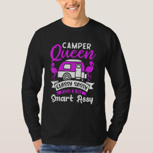 T-shirt Camper Queen Classy Sassy Et Un Peu Smart Assy Cut