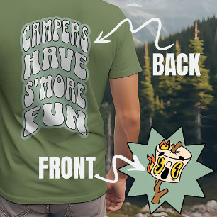 T-shirt Campers A S'more Amusants Super Rétro Camping