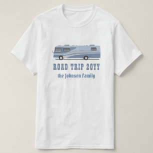 T-shirt Campeur de motorhome du nom rv de vacances de
