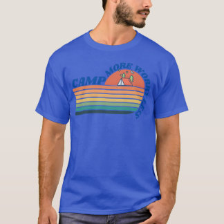 T-shirt CAMPEZ PLUS INQUIÉTEZ MOINS Camping Outrs garçon