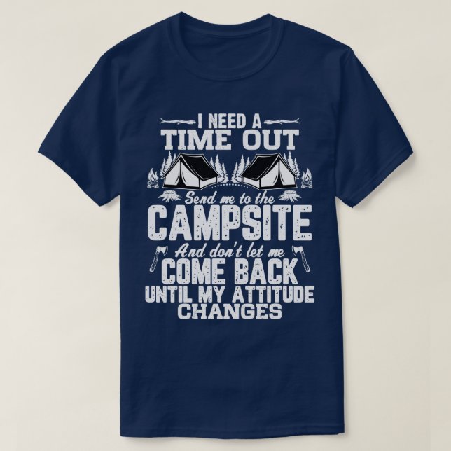 T-shirt Camping (Design devant)